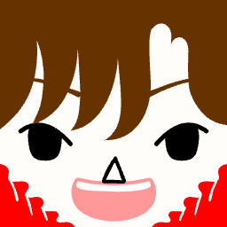 Avatar with heart-shaped bangs and a surprised open mouth