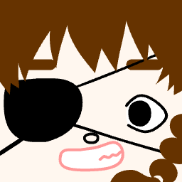 Avatar wearing a black eye patch over one eye