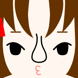 Avatar with a kissy, puckered pink mouth